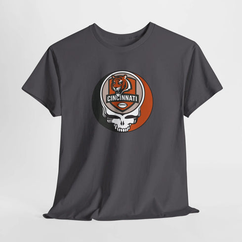 Grateful Dead - Cincinnati Bengals Stealie Unisex T-Shirt - NFL - StealieShop